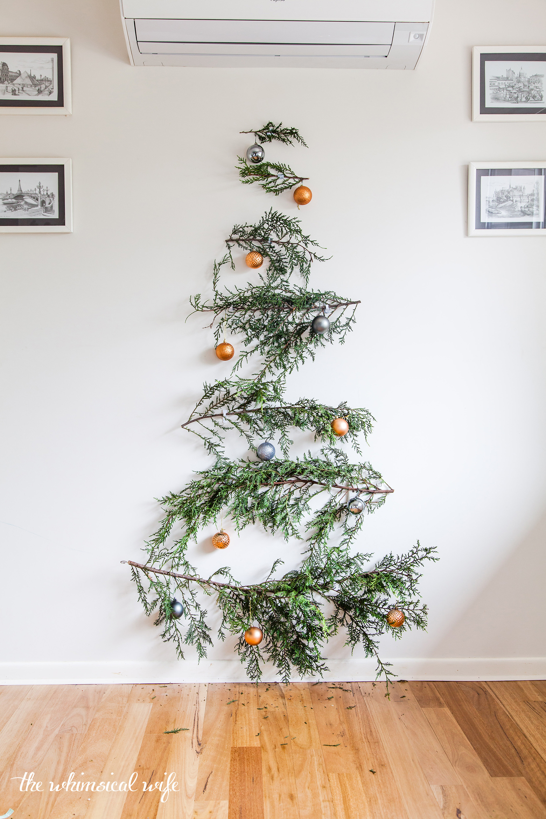 Christmas tree on sale from branches